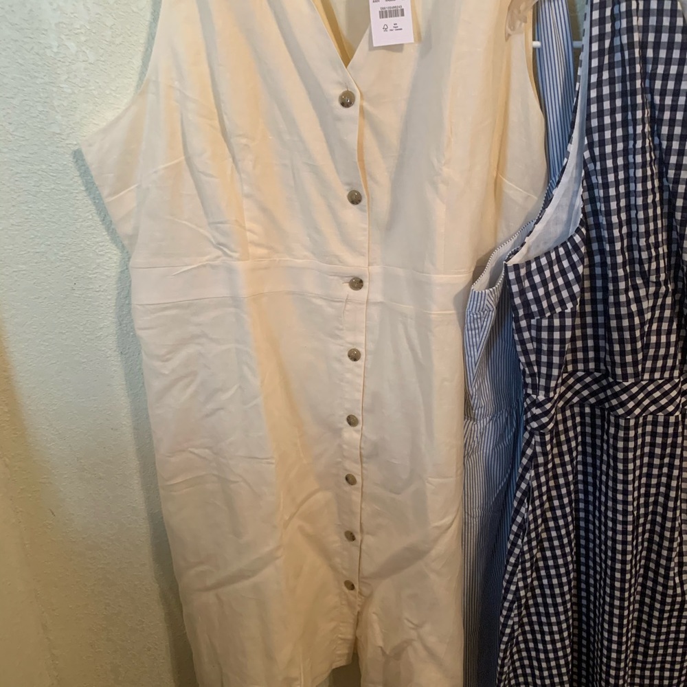 3 New J. Crew size 20 front button dresses - Picture 5 of 8